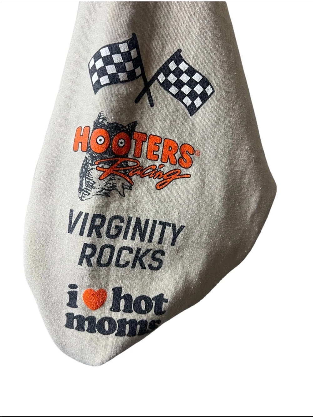 Hooters Danny Duncan Racing Hoodie Collab XL Beige Garage Grunge Racing Sport - Picture 3 of 7